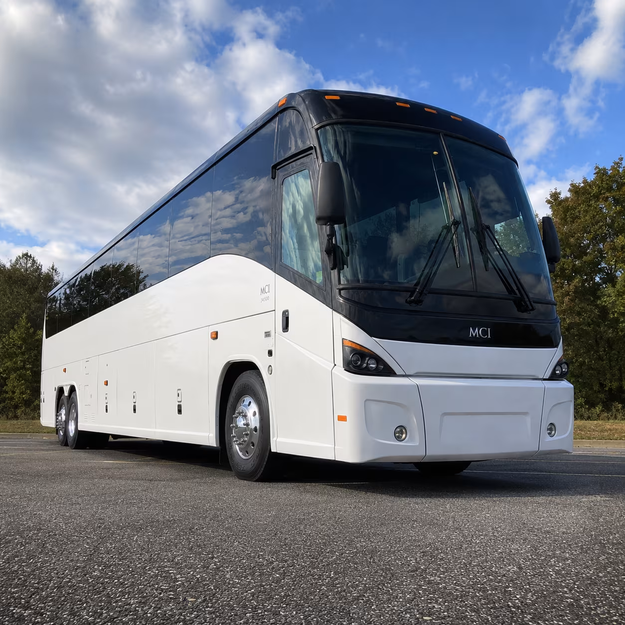bus rental options for charlotte trips