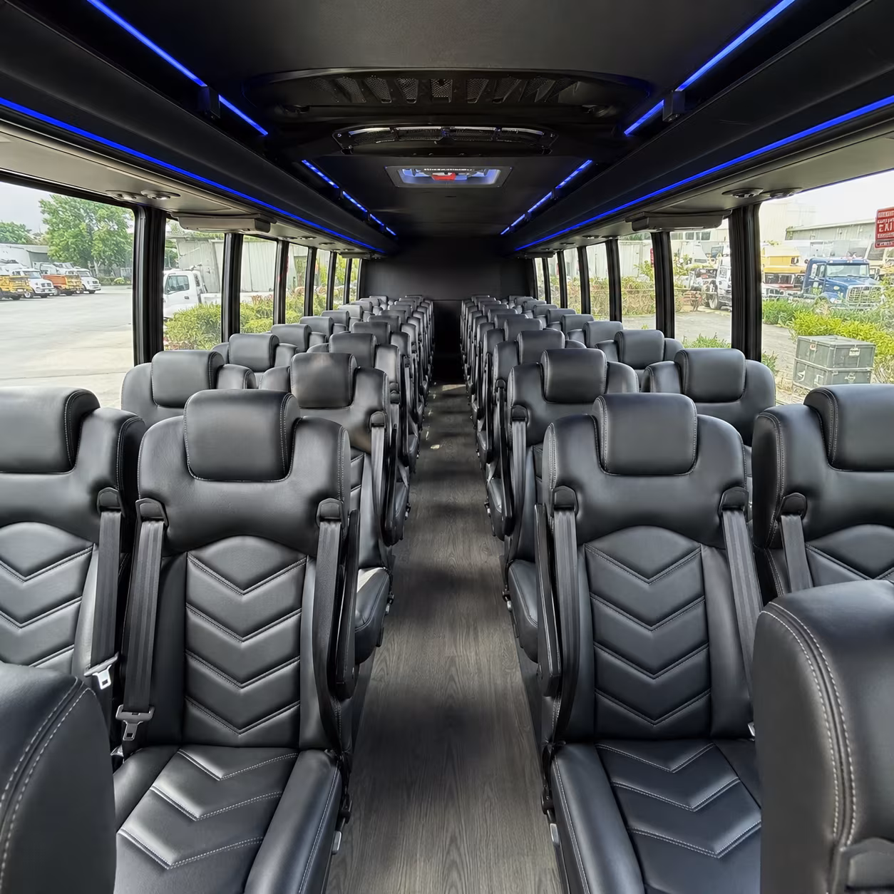 can i book a one way a round trip or a multi day package for a bus rental in charlotte