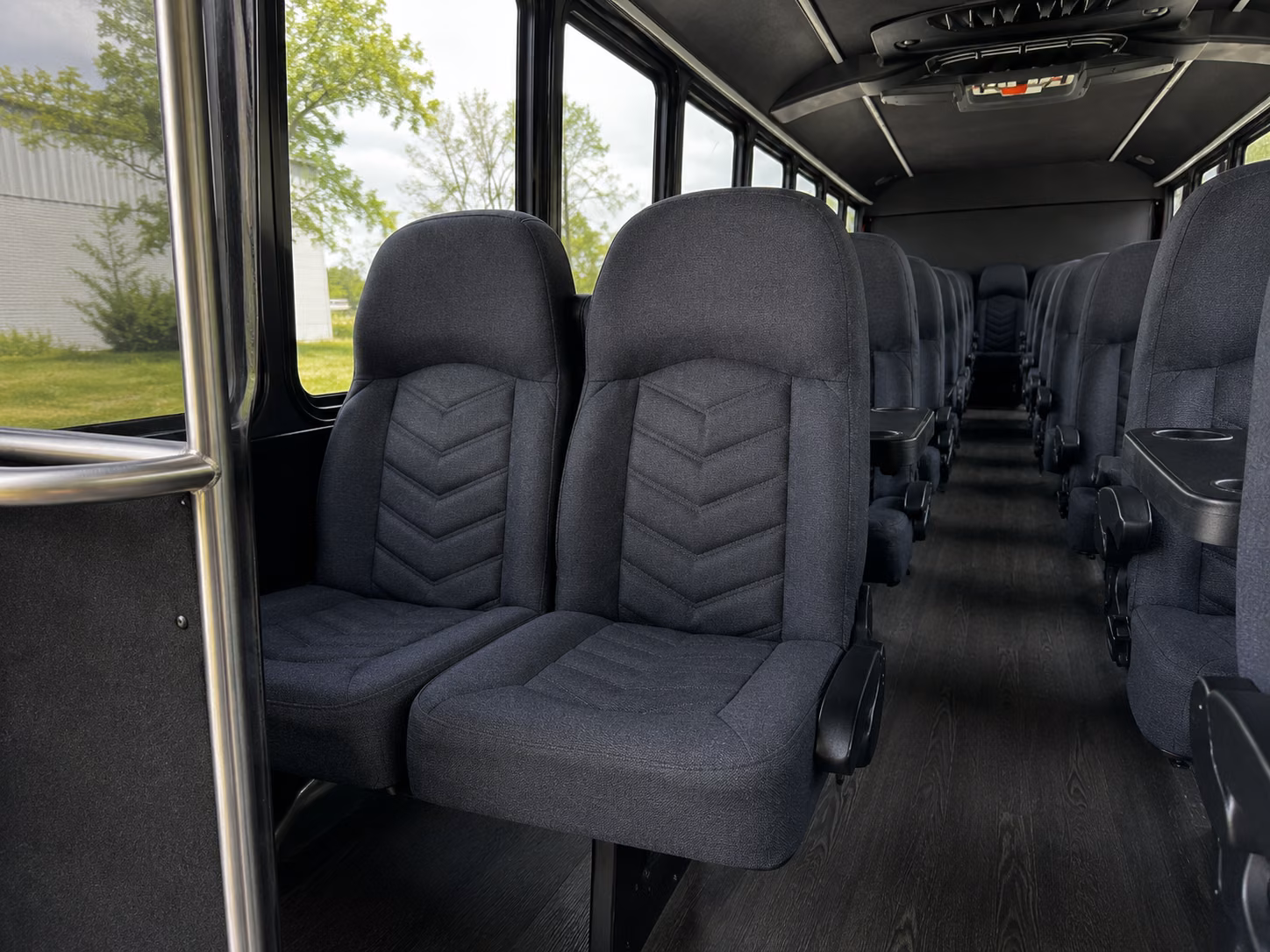 charlotte 15 passenger minibus inside