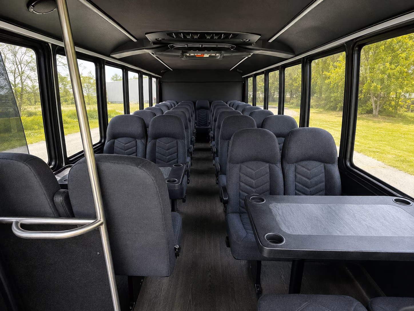 charlotte 15 passenger minibus interior
