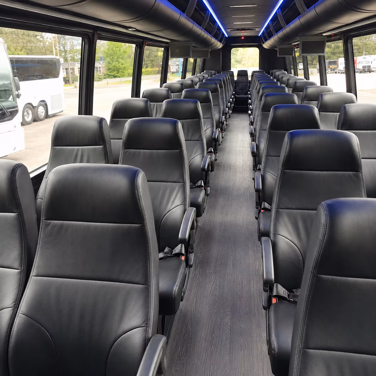 charlotte 30 passenger minibus inside