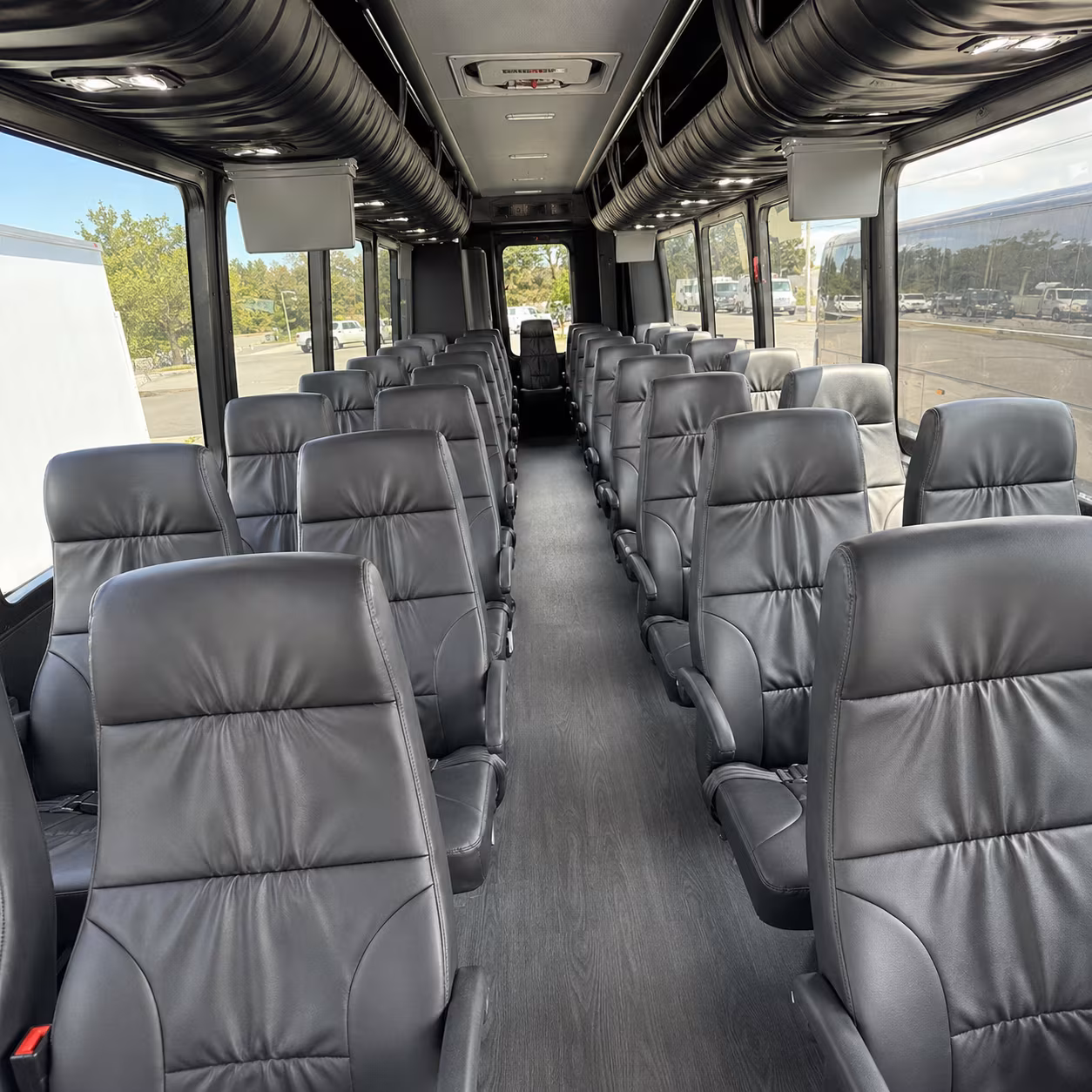 charlotte 30 passenger minibus interior