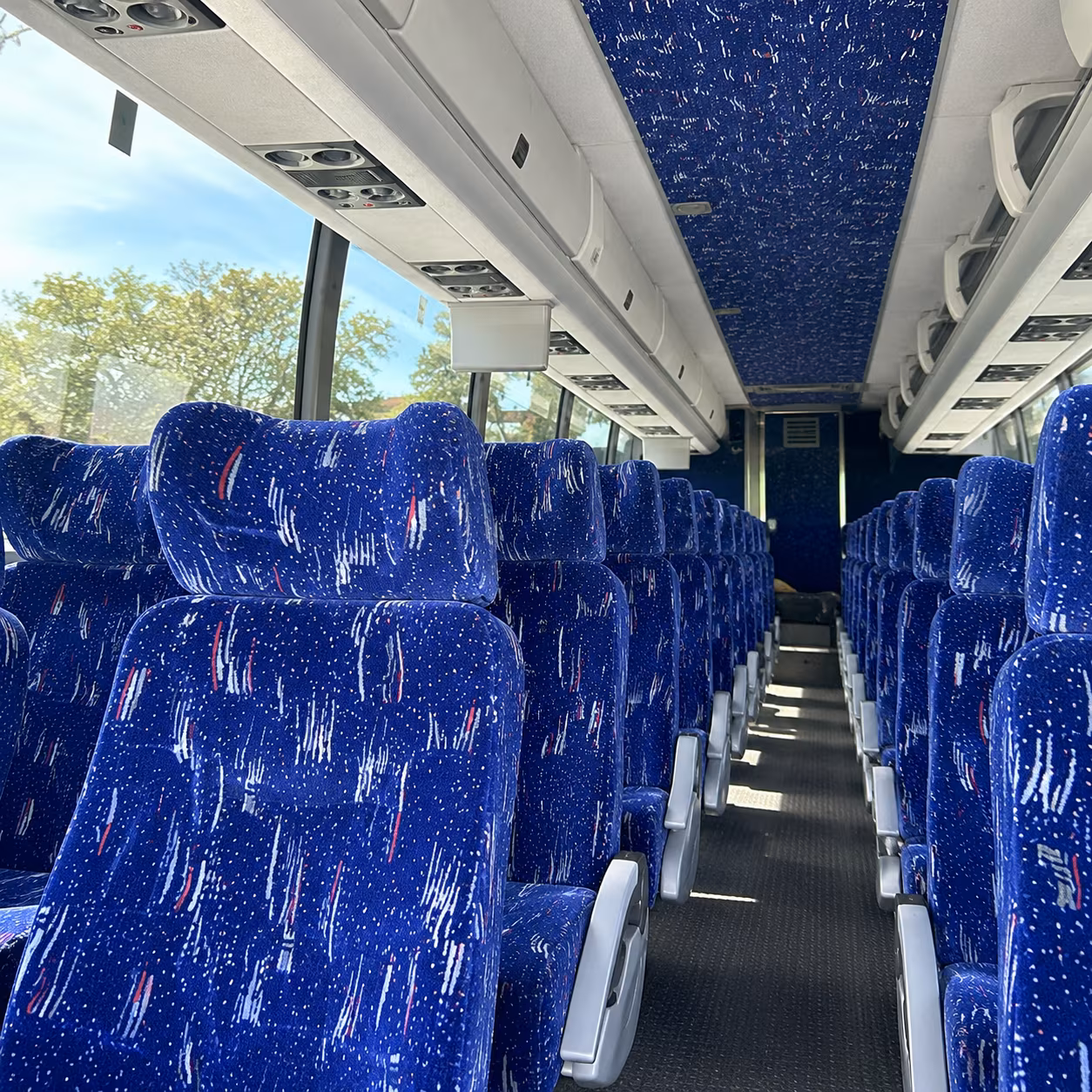 charlotte airport transportation onboard seating