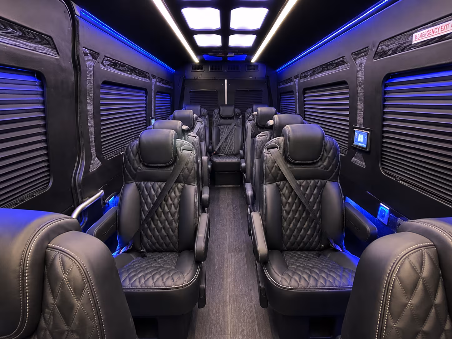 charlotte corporate event transportation onboard seating