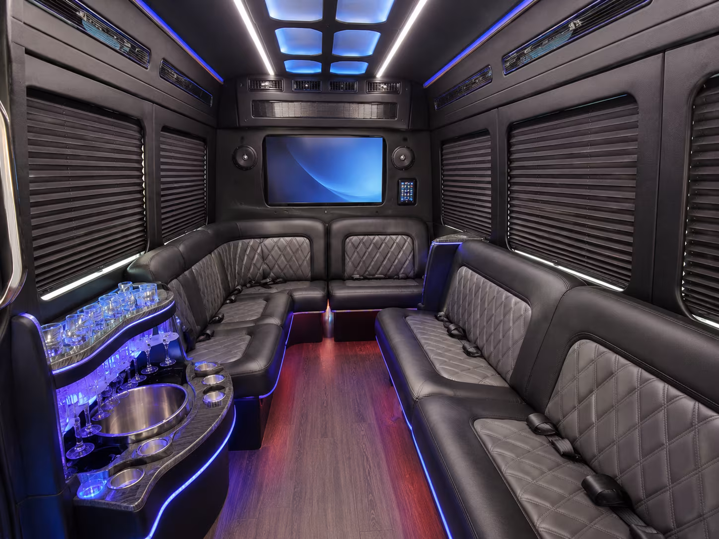 charlotte sprinter limousine interior