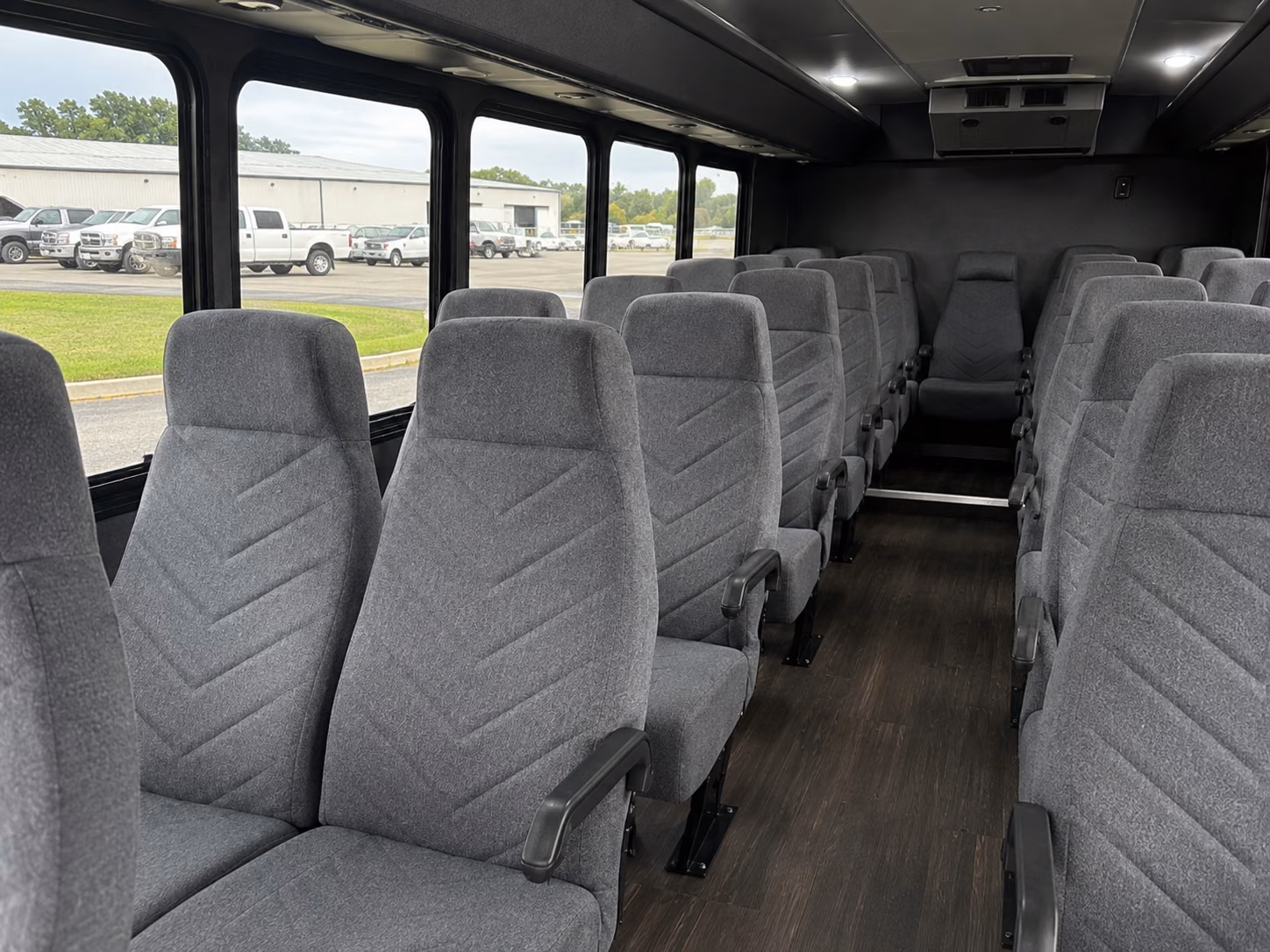 shuttle buses for charlotte wedding guests between hotels and venues